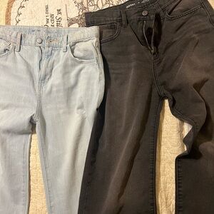 Old Navy Denim Duo in Light Blue and Black